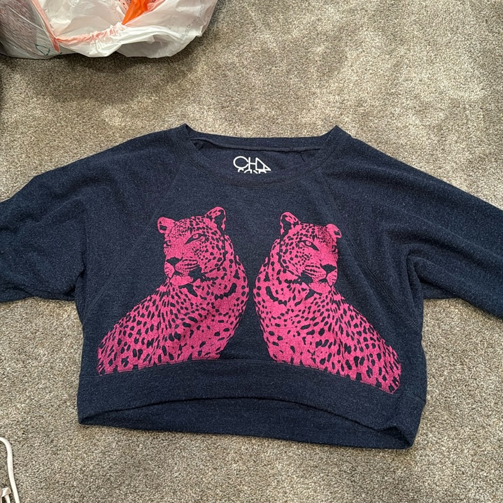 Cheetah pullover